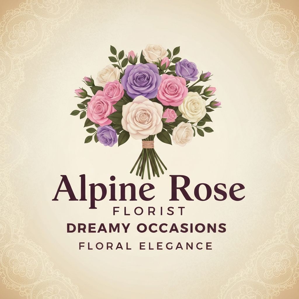 Alpenrosen Floristik Logo